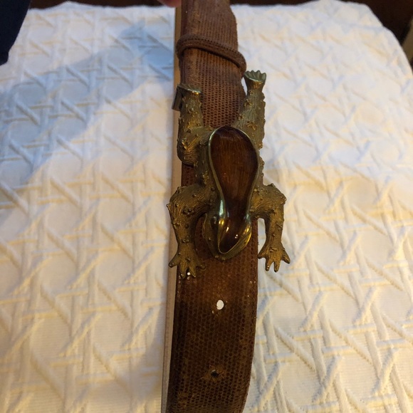Accessories - Frog Brown Belt Sz M